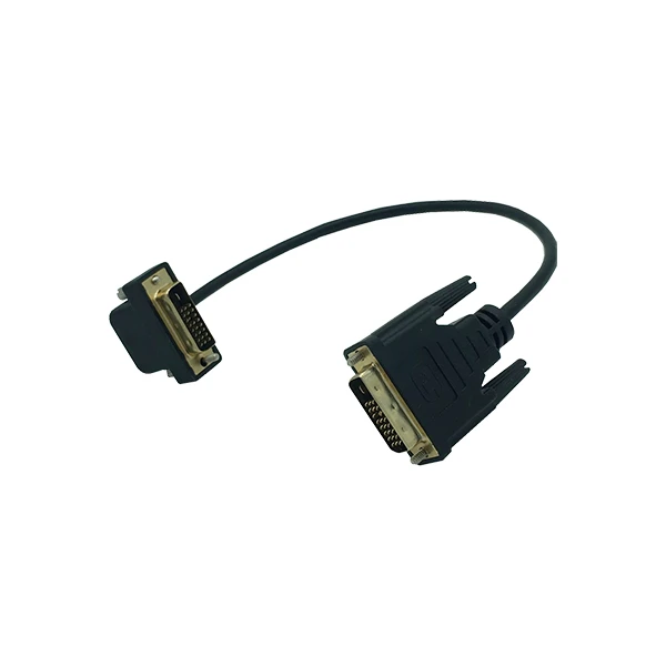 90 degree DVI 24+ Male to DVI 24+1 Male Cable